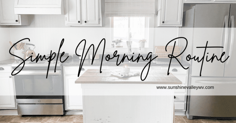 My Simple Morning Routine & FREE Printable