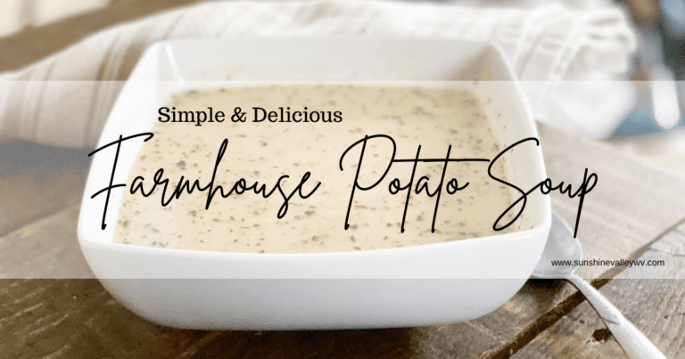 How to Make Simple and Delicious Farmhouse Potato Soup