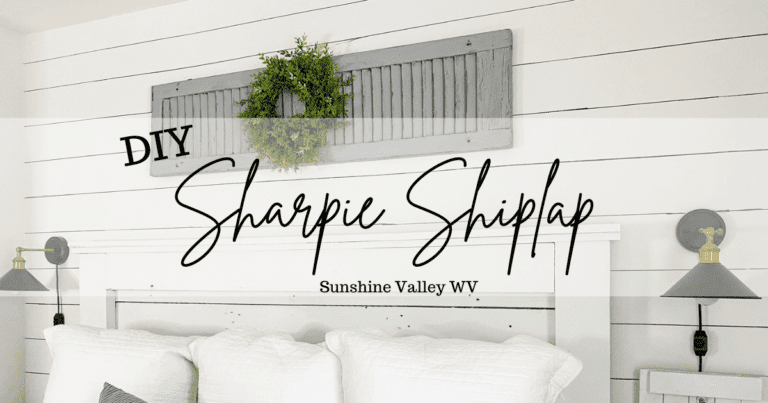 A How to Guide To Easy, DIY Sharpie Shiplap