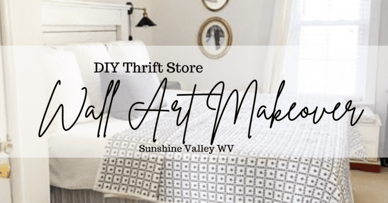 How To Reuse Thrift Store Wall Art as Picture Frames