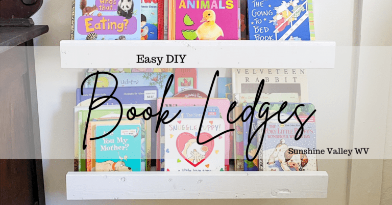 How to Make Simple DIY Book Ledges