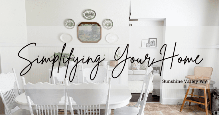 Simplifying Your Home + A Free Worksheet