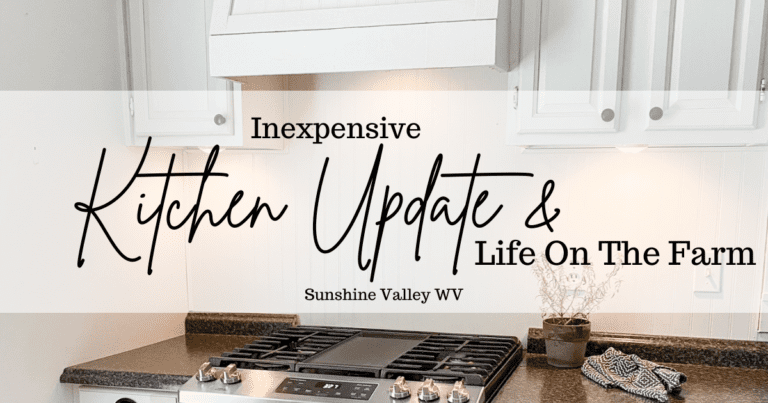 Quick, Inexpensive Kitchen Update + Life On The Farm