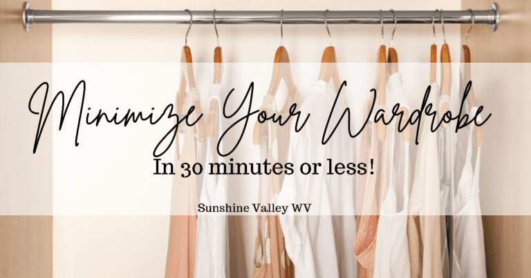 How To Minimize Your Wardrobe in 30 Minutes or Less!