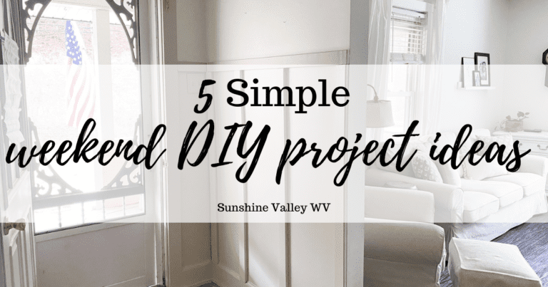 5 Simple Weekend DIY Project Ideas