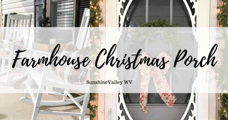 Come See Our Simple Farmhouse Christmas Porch