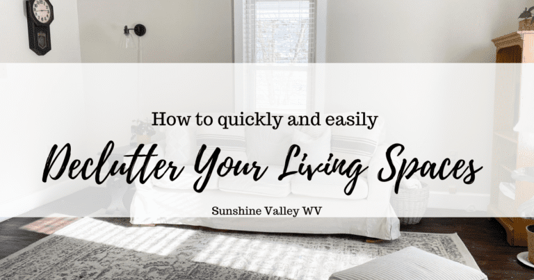 How to Quickly and Easily Declutter Living Spaces in 6 Simple Steps