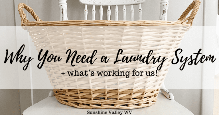 Why You Need a Laundry System + What’s Working for Us