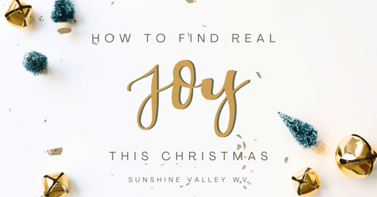 How to Find Real Joy this Christmas