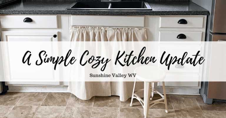 A Simple Cozy Kitchen Update