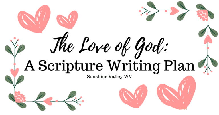 The Love of God: February Scripture Writing Plan