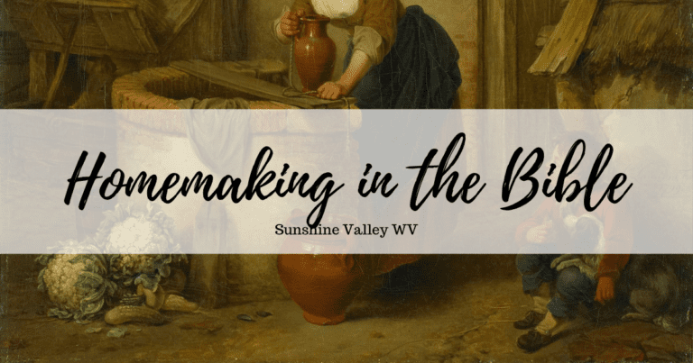 Homemaking in the Bible