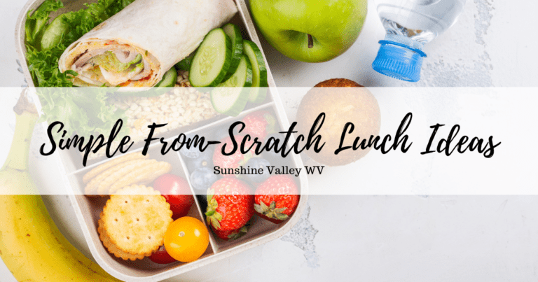 Simple, From Scratch Lunch Ideas