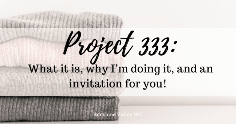 Why I’m doing The Project 333 Minimalist Fashion Challenge